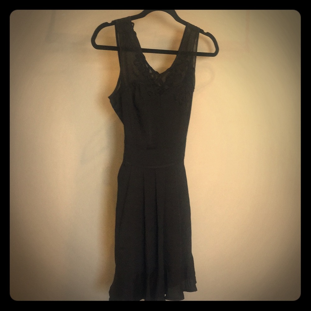 Chelsea & Violet black fit n flare dress